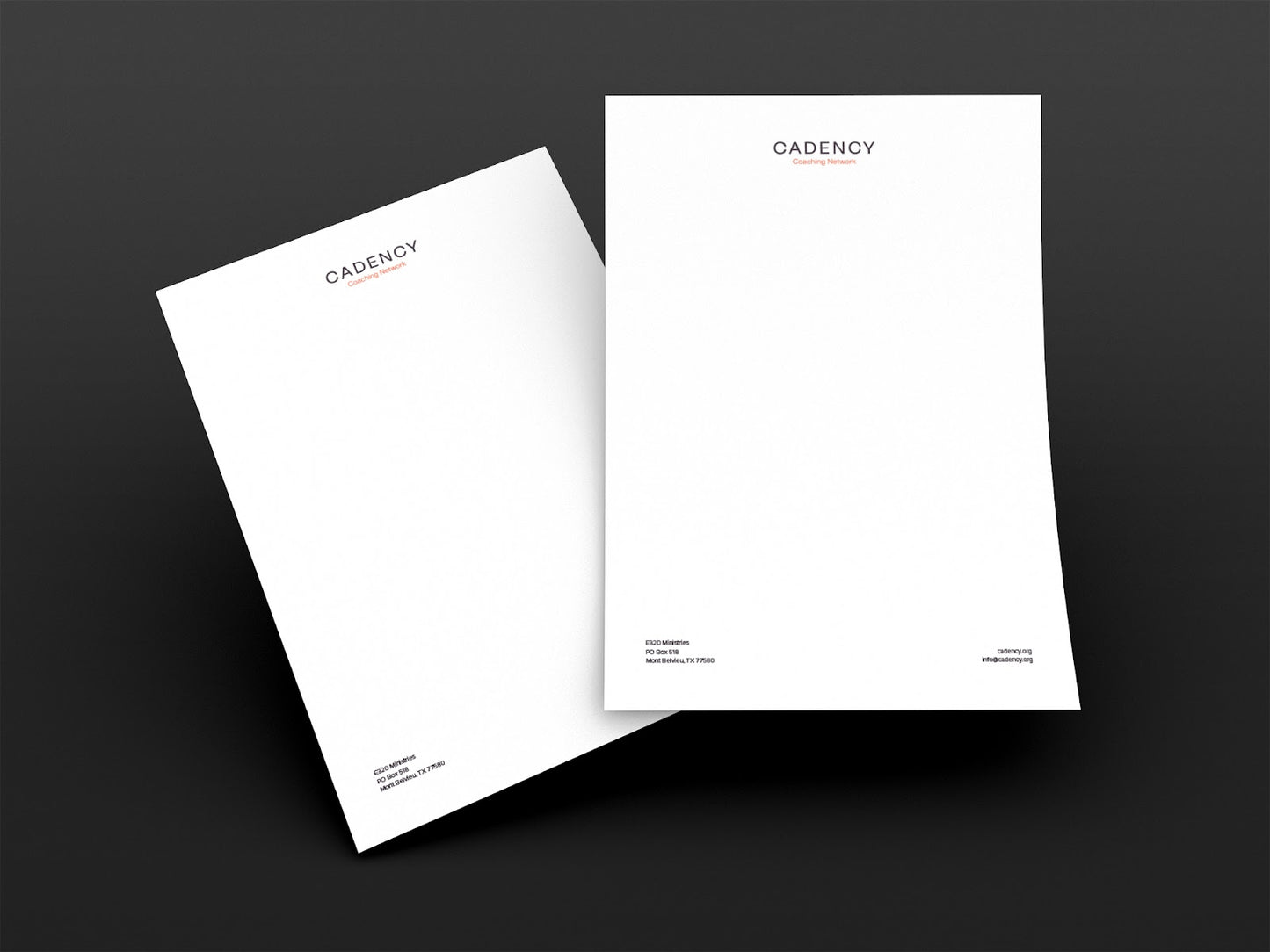 Custom church letterhead for pastoral and office correspondence — professional branded printing by VIVID