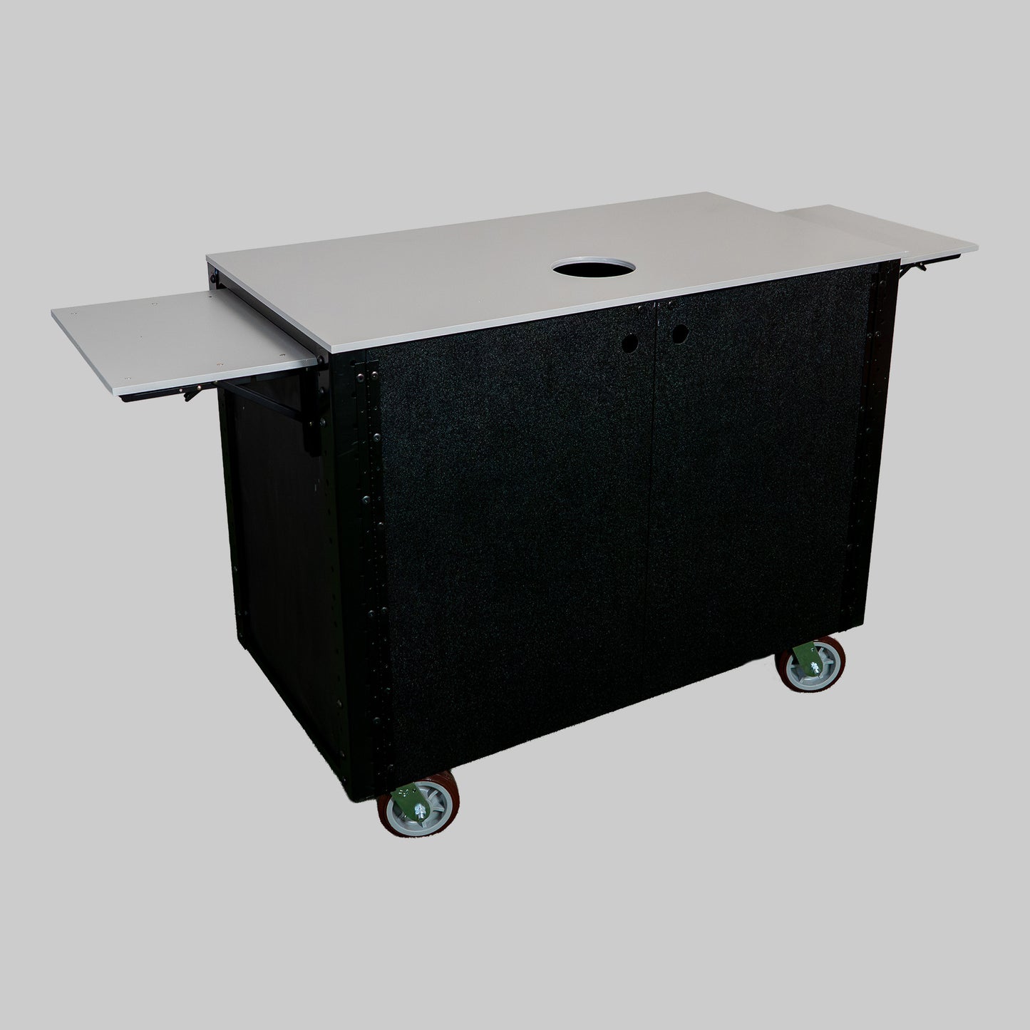 Portable church coffee cart by VIVID — tool-free setup, built for mobile ministry hospitality
