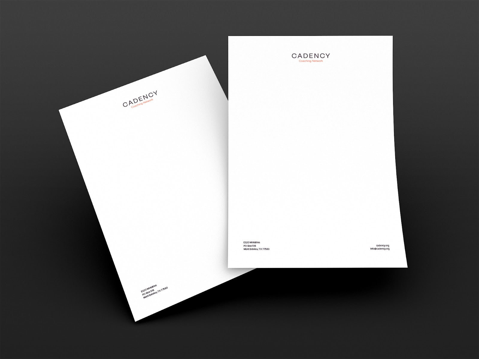 Custom church letterhead for pastoral and office correspondence — professional branded printing by VIVID