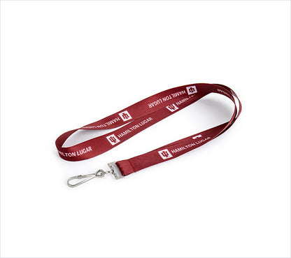 Custom church lanyard for staff and volunteers — fully branded with logo by VIVID