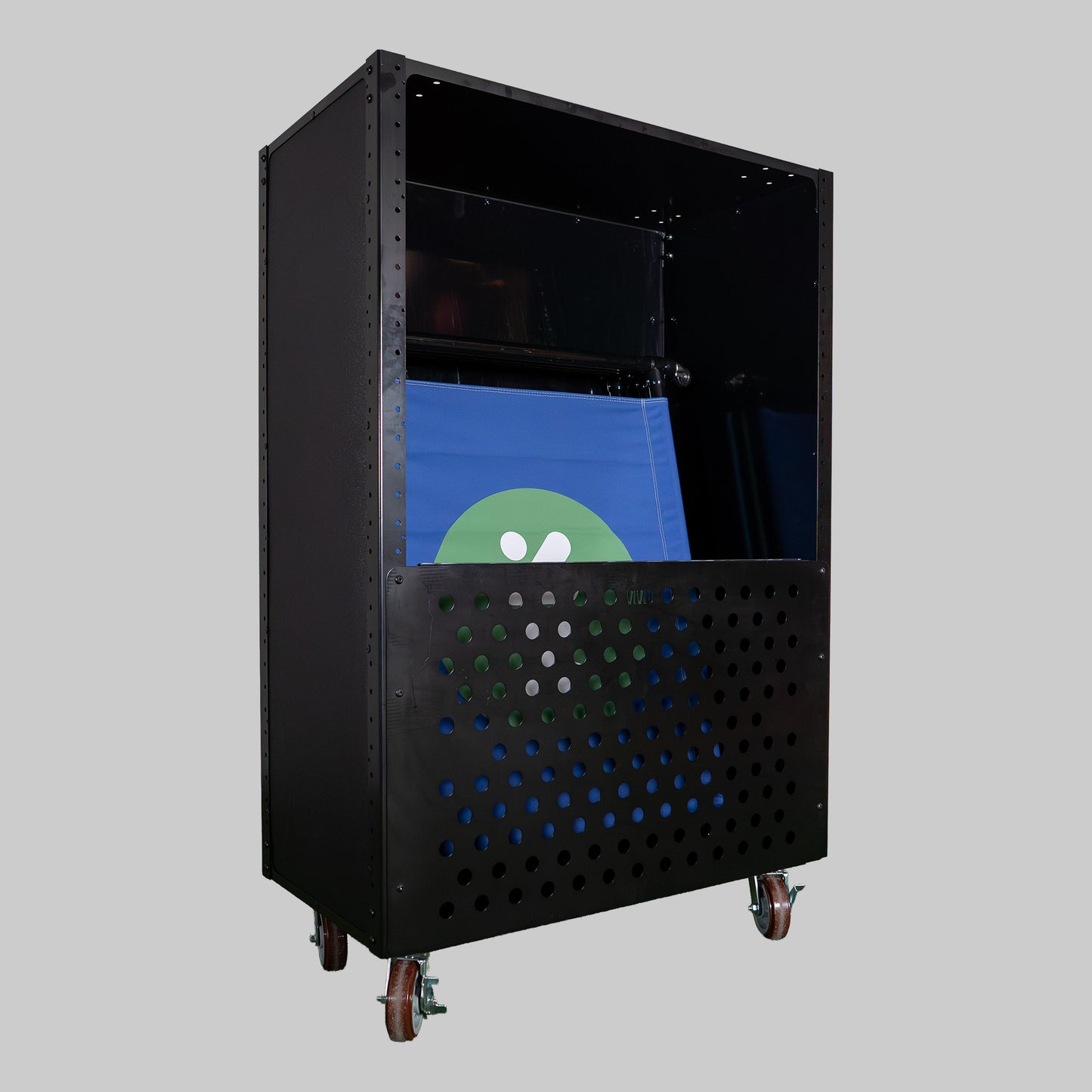 Portable church miscellaneous storage cart by VIVID — 800 lb capacity for weekly setup and teardown