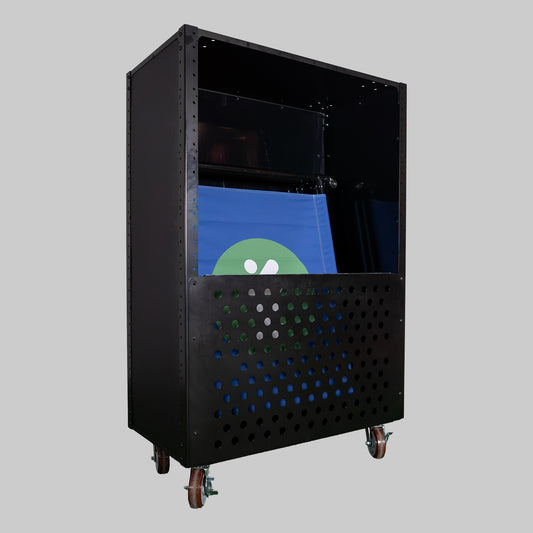 Portable church miscellaneous storage cart by VIVID — 800 lb capacity for weekly setup and teardown